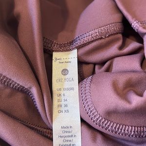 Crz Yoga brand leggings - 2 pairs. Size XXS, 00